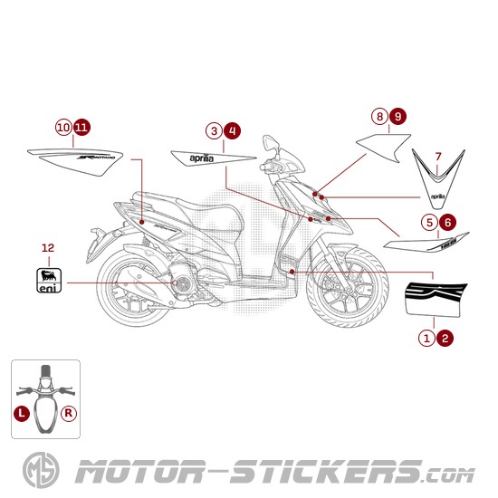 Aprilia SR MOTARD 125 2012