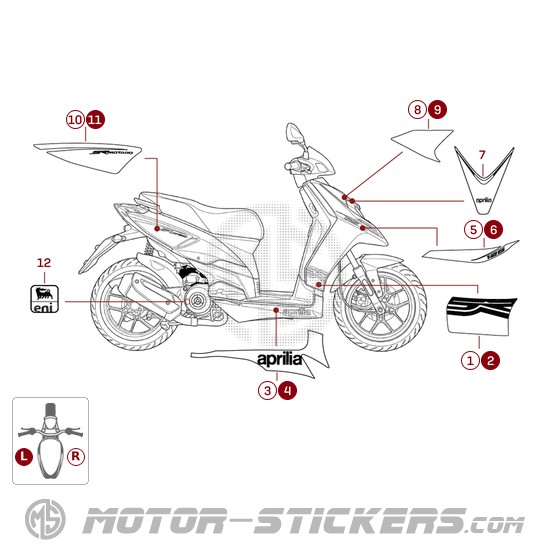 Aprilia SR MOTARD 125 2013