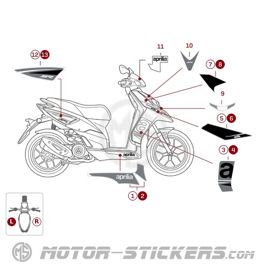 Aprilia SR MOTARD 50 2T 2018