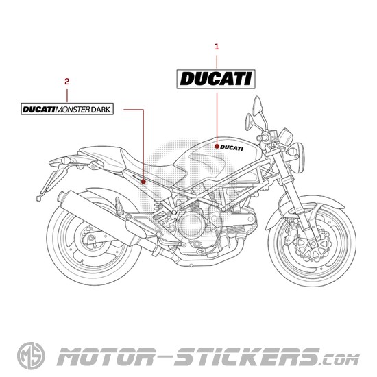 Ducati MONSTER M600 Dark 2001