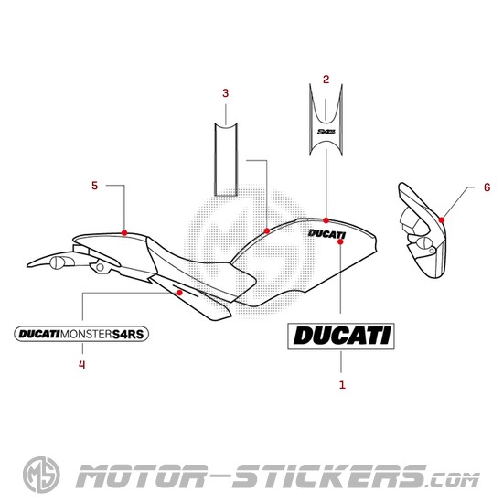 Ducati MONSTER S4R S4RS 2008