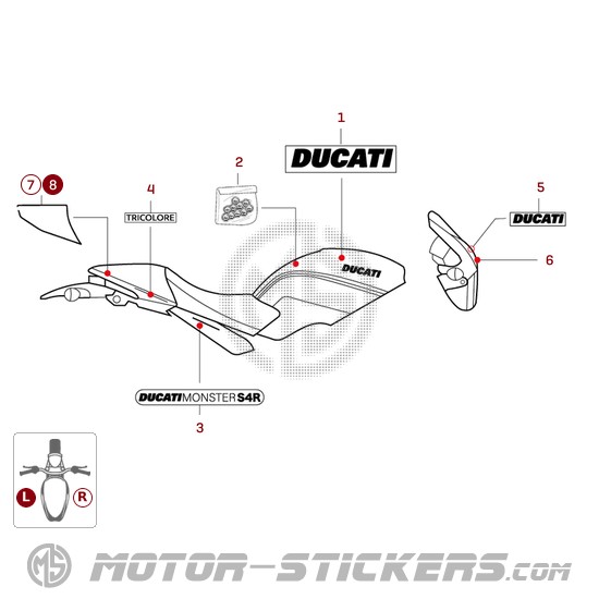 Ducati MONSTER S4R S4RS 2008