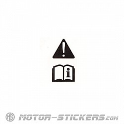 Honda CB125R 2025 - Étiquettes d'avertissement