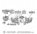 Honda CB 1000R 2008 - Waarschuwingslabels