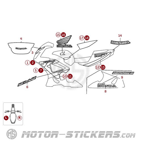 Honda CBR 929RR Fireblade 2001