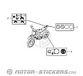 Honda CRF110 2015 - Caution Labels