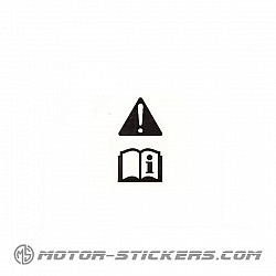 Honda CRF250L 2015 - Waarschuwingslabels