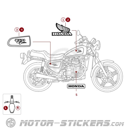 Honda CX500C CUSTOM 1982