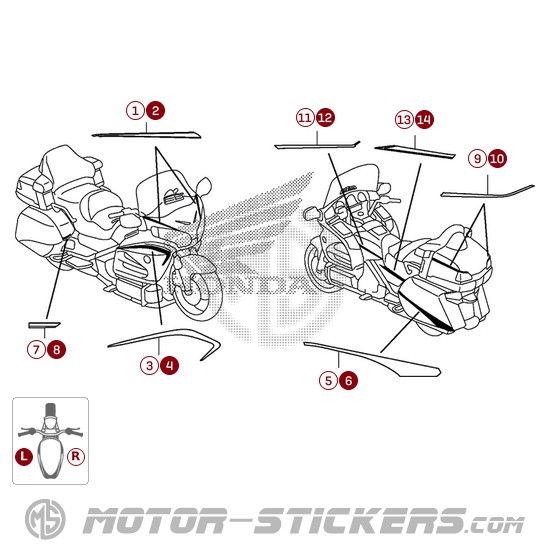 Honda GL1800 GOLD WING 2016
