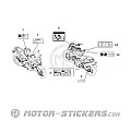 Honda NC750X 2023 - Caution Labels