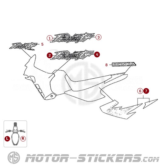 Honda NX 650 (NX 500) Dominator 1998