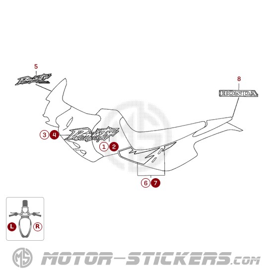 Honda NX 650 (NX 500) Dominator 1999