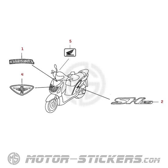 Honda SH125i 2002