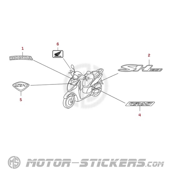 Honda SH125i 2006