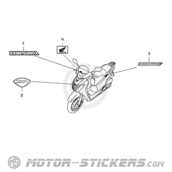 Honda SH125i 2010