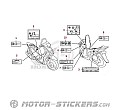 Honda SH125i 2013 - Etichette di avvertenza