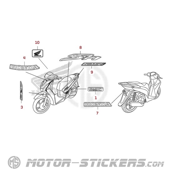 Honda SH125i 2016