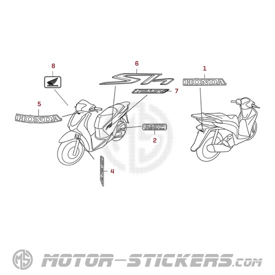 Honda SH125i 2017