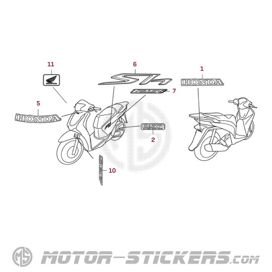 Honda SH125i 2019