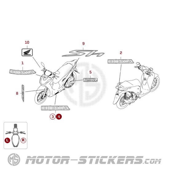Honda SH125i 2024