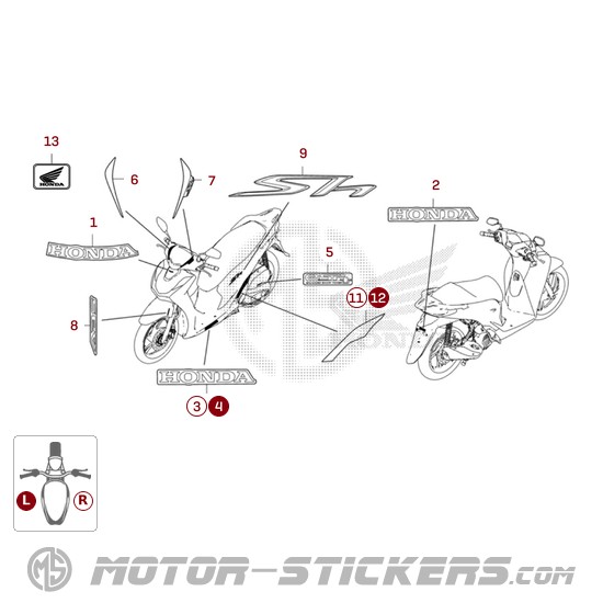 Honda SH125i 2024