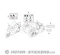 Honda SH125i 2026 - Etiquetas de precaución