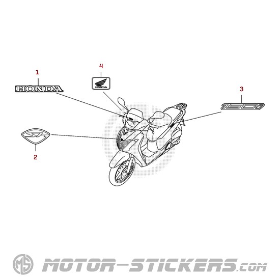 Honda SH150i 2012