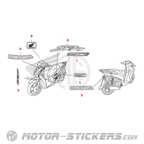 Honda SH150i 2014