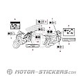Honda SH150i 2014 - Etichette di avvertenza