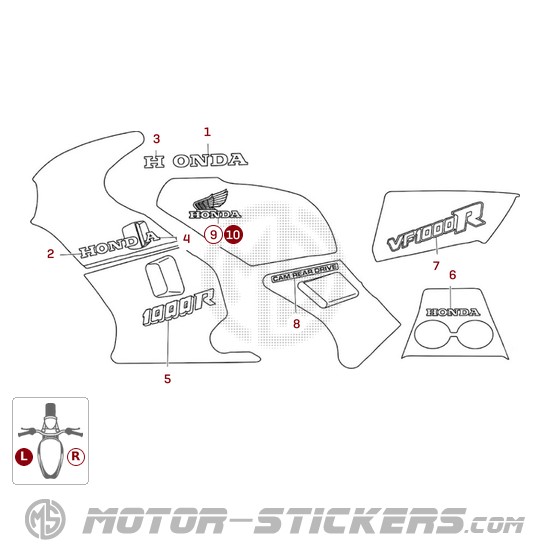 Honda VF1000 R 1984