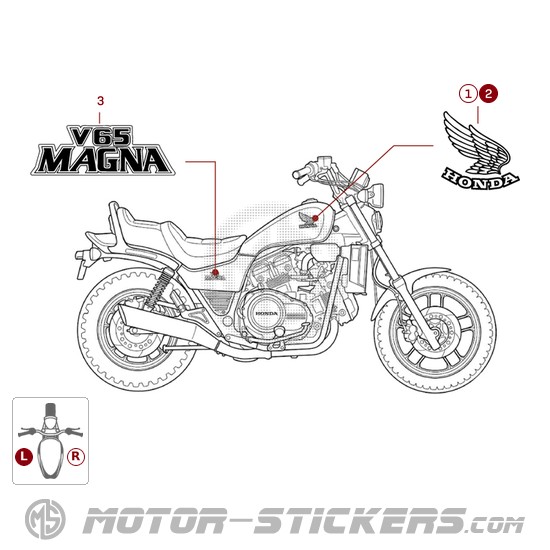 Honda VF1100C MAGNA 1985