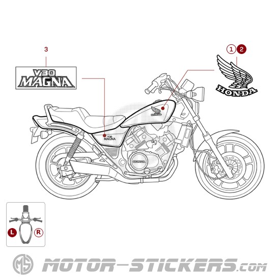 Honda VF500 C Magna 1985