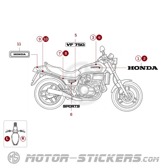 Honda VF750 S Sabre 1985