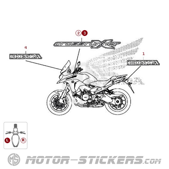Honda VFR 800X Crossrunner 2017-2018