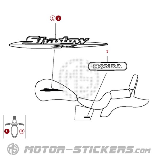 Honda VT1100 SHADOW Spirit 2005