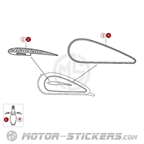 Honda VT125C SHADOW 2001