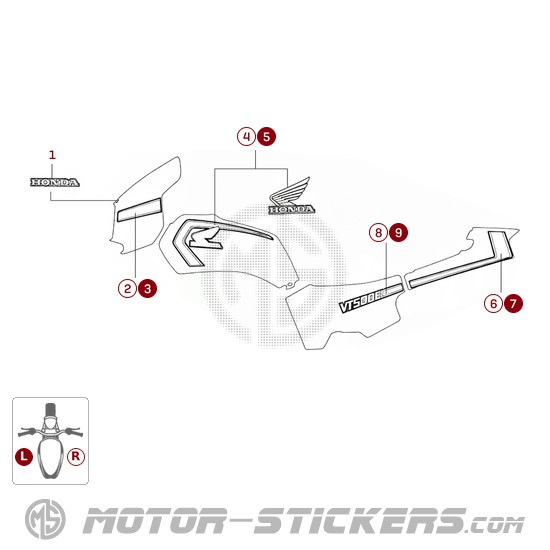 Honda VT500 E Euro 1985
