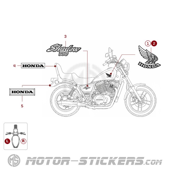 Honda VT750C SHADOW 1983