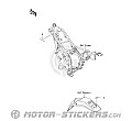 Kawasaki KDX200 2000 - Caution Labels