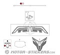 Kawasaki NINJA 1100SX | ZX1100 2026 - Pegatinas opcionales