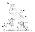 Kawasaki NINJA H2R | ZX1000 2024 - Etiquetas de precaución