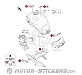 Kawasaki VERSYS 1100 2026 - Caution Labels