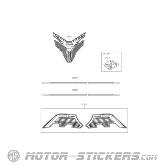 Kawasaki VERSYS 1100 2026 - Optional Stickers