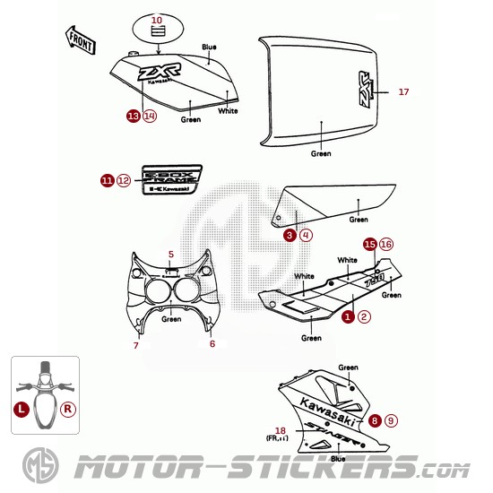 Kawasaki ZXR750 1990
