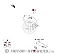 Kawasaki ZZ-R250 | EX250 2006 - Caution Labels