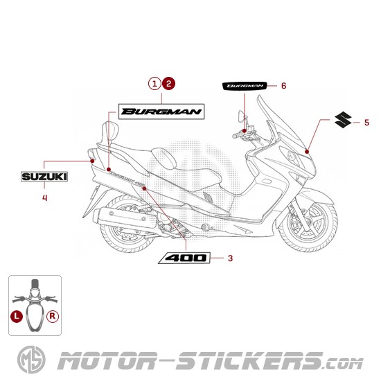 Suzuki AN400 BURGMAN 2005