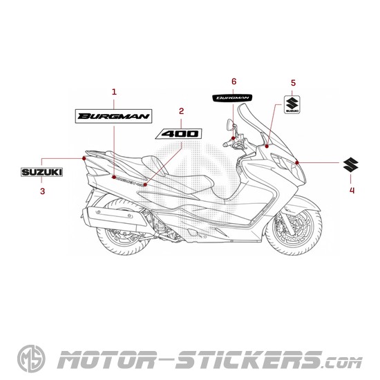 Suzuki AN400 BURGMAN 2011
