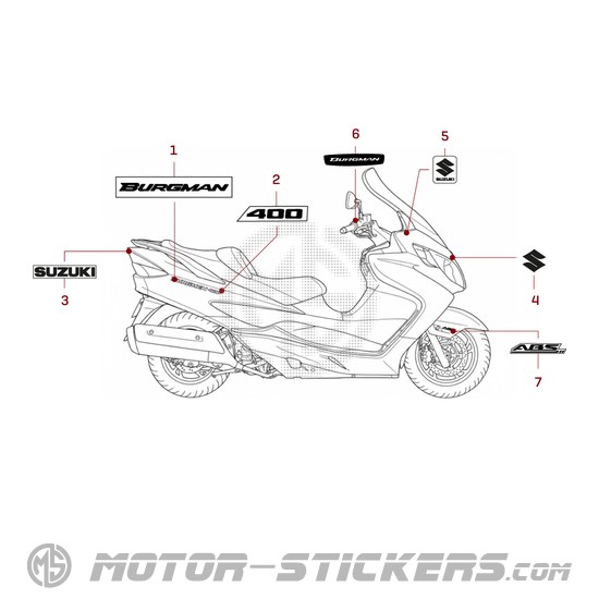 Suzuki AN400 BURGMAN 2011