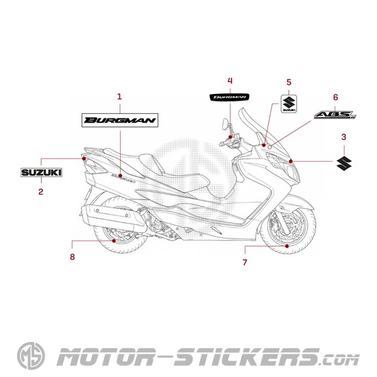 Suzuki AN400 BURGMAN 2012