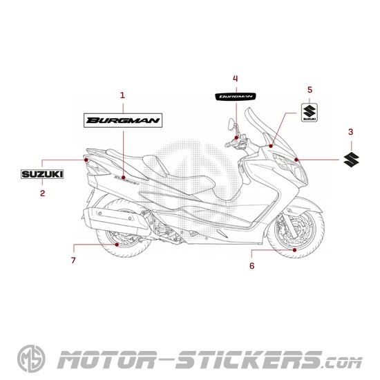 Suzuki AN400 BURGMAN 2015